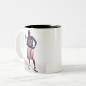 Spezielle k-Balldrehbeschleunigung Zweifarbige Tasse (Vorderseite Links)