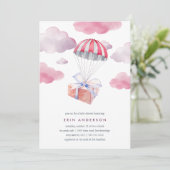 Spezielle Kinderdusche Einladung (Stehend Vorderseite)