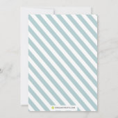 Spezielle Kinderdusche Einladung - Junge (Rückseite)