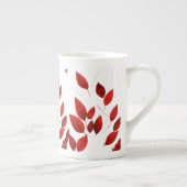 Spezielle Knochen-China Tasse mit Blätter und Natu (Rechts)