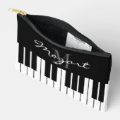 Spezielle Kosmetiktüte mit schwarz-weißem Klaviers Zubehörtasche (Offen)