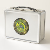 Spezielle Kräfte Anpassbare Monogramm und Motto Metall Brotdose (Vorderseite)