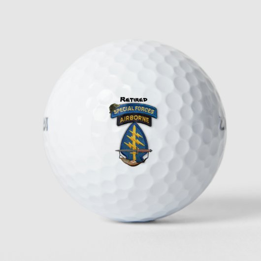 Spezielle Kräfte Green Berets sf sfg Patch Golfball (Vorderseite)