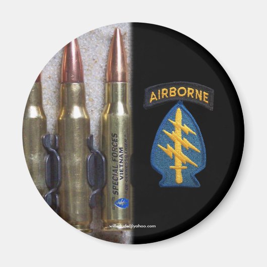 Spezielle Kräfte Grüne Berber Patch Vietnam Magnet (Vorne)