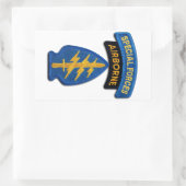 Spezielle Kräfte grüne Berets SF SFG SOF Veteranen Rechteckiger Aufkleber (Tasche)