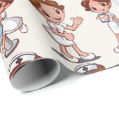 Spezielle Krankenversicherung Geschenkpapier (Rolleneckpunkt)