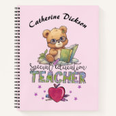 Spezielle Lehrer-Gewohnheit Notizblock (Vorderseite)