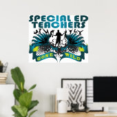 Spezielle LehrerInnen von Ed Wild Poster (Heimbüro)