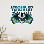 Spezielle LehrerInnen von Ed Wild Poster (Küche)