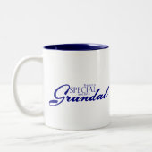 Spezielle Liebe für Grandad Zweifarbige Tasse (Links)