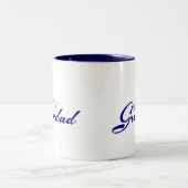 Spezielle Liebe für Grandad Zweifarbige Tasse (Mittel)