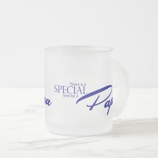 Spezielle Liebe für Papa Mattglastasse (VorderseiteRechts)