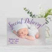 Spezielle Lieferung Foto Skriptgeschlecht Neutrale Ankündigung (Stehend Vorderseite)