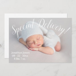 Spezielle Lieferung Foto Skriptgeschlecht Neutrale Ankündigung