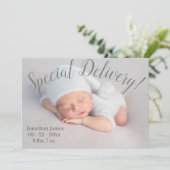 Spezielle Lieferung Foto Skriptgeschlecht Neutrale Ankündigung (Stehend Vorderseite)