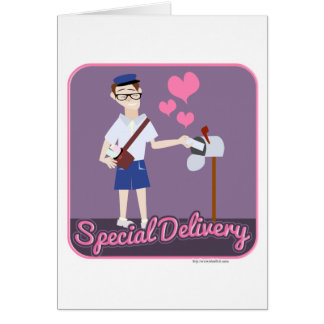 Spezielle Lieferung Niedlicher Cartoon Mailman Des