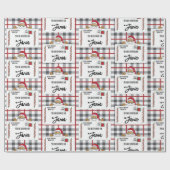 Spezielle Lieferung Personalisiertes Kind an den S Geschenkpapier (Flach)