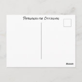 Spezielle Lieferung von Tieren niedlicher Cartoon Postkarte (Rückseite)