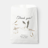 Spezielle Lieferung Wasserfarbstorch Danke Geschenktütchen (Vorderseite)