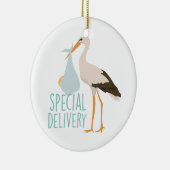 Spezielle Lieferungs-Storch Keramik Ornament (Rechts)