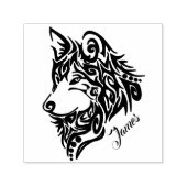 Spezielle Made James Tribal Wolf mit Namen Permastempel (Design)