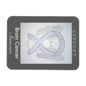 Spezielle Magnete für das Gehirnkrebs-Bewusstsein (Horizontal)