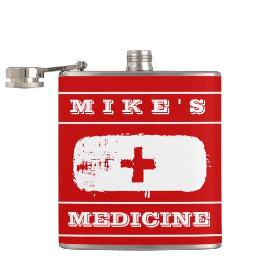 Spezielle Medizin Lustige Flasche Fur Ihn Flachmann Zazzle De