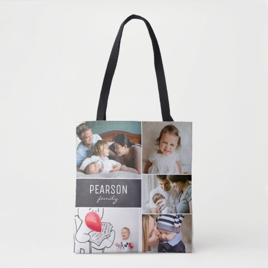 Spezielle Meldung "personalisiertes Foto" Tasche (Vorderseite)