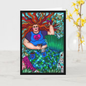 Spezielle Mermaid-Karte anzeigen Karte (Gelbe Blume)