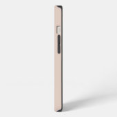Spezielle Monogramm-Initialen boho blush minimalis iPhone Hülle (Linke Seite)