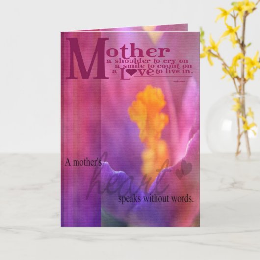 Spezielle Mutter Karte (Gelbe Blume)