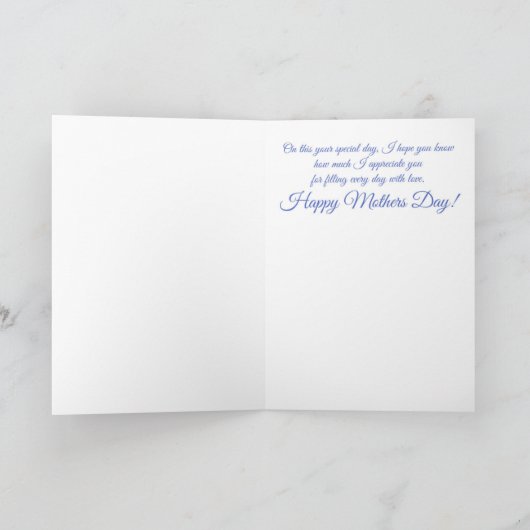 Spezielle Mutter Karte (Innenseite)