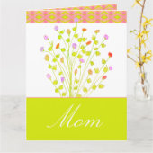 Spezielle Müttertagskarte nur für die Mama Karte (Gelbe Blume)