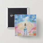 Spezielle Nachbarschaft in Not Button (Vorne & Hinten)