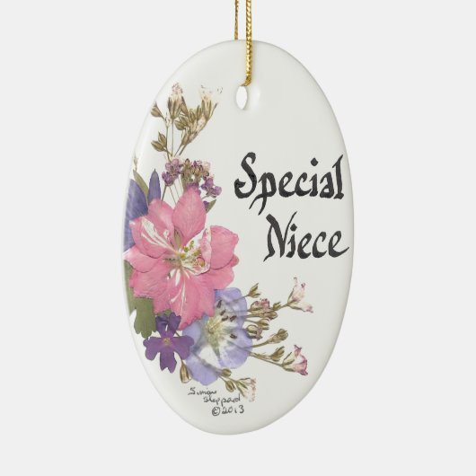 Spezielle Nichte Keramikornament (Rechts)