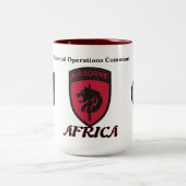 Spezielle Operations-Befehls-Afrika-Tasse Zweifarbige Tasse (Mittel)