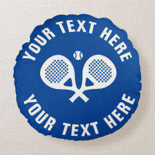 Spezielle Paddel-Tennishalme (rund) Rundes Kissen