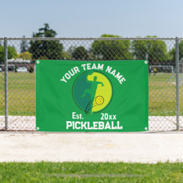 Spezielle Pickleball Club Team Player Green Banner
