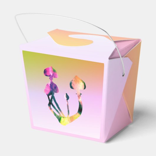 Spezielle Pilze Geschenkschachtel (Rückseite)