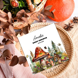 Spezielle Pilzmassage Whimsical Woodland Baby Dusc Serviette