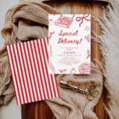 Spezielle Pizza Baby Dusche Einladung