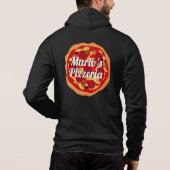 Spezielle Pizzeria Restaurant Name Delivery Typ Hoodie (Rückseite)