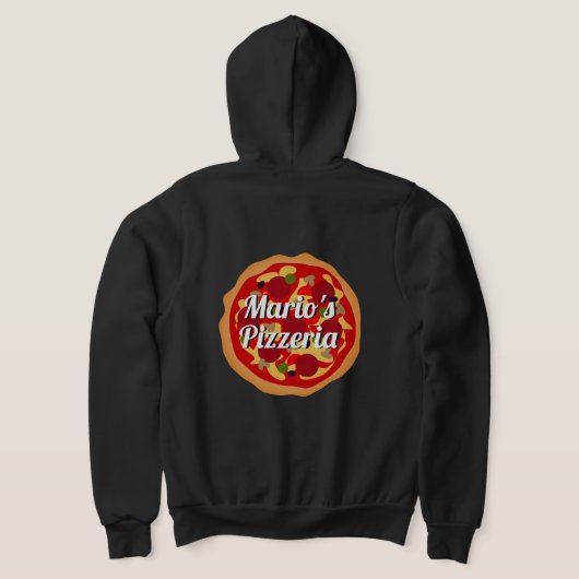 Spezielle Pizzeria Restaurant Name Delivery Typ Hoodie (AblageHinten)