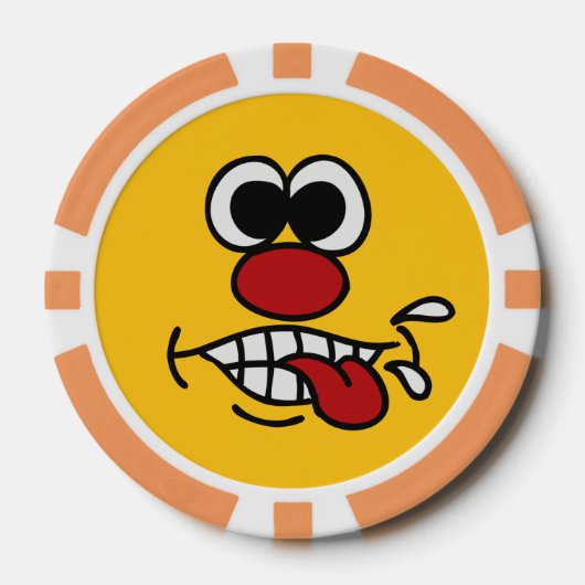 Spezielle Poker-Chips von Funny Face Pokerchips (Vorderseite)