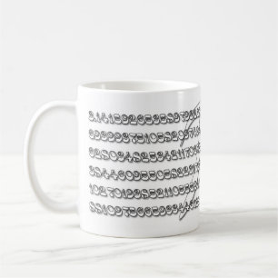 Spezielle PU-Tasse für MatheGeeks Kaffeetasse