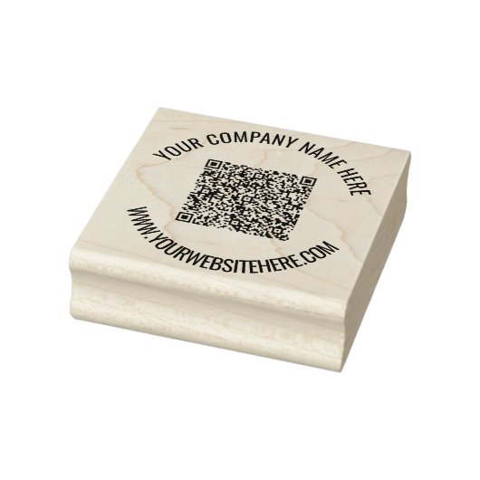 Spezielle QR-Code-Scan-Info Personalisierte Briefm Gummistempel (Stempel)