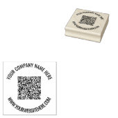 Spezielle QR-Code-Scan-Info Personalisierte Briefm Gummistempel (Stempel)
