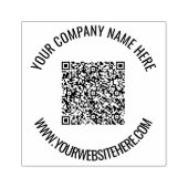 Spezielle QR-Code-Scan-Info Personalisierte Briefm Gummistempel (Prägung)