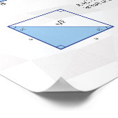 Spezielle rechte Dreiecke Poster (Ecke)