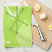 Spezielle Retro-Atommeiler Geschirrtuch (Viertel Falte)